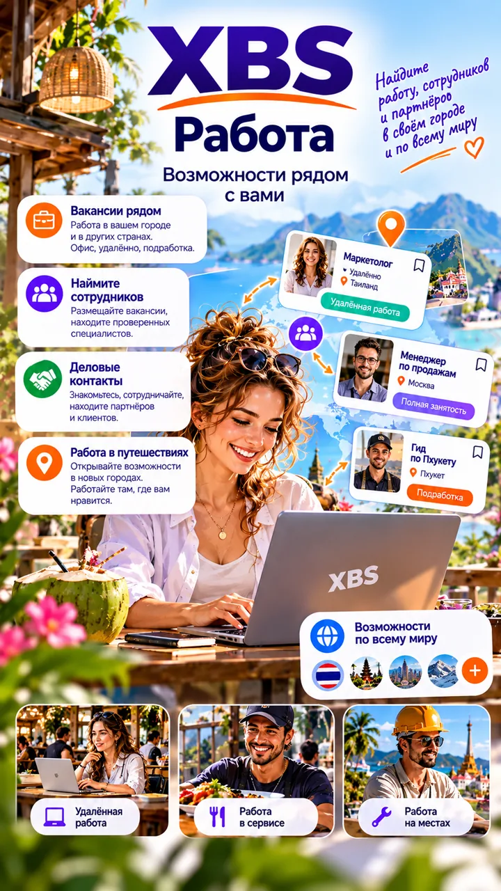 XBS Work: вакансии, сотрудники и деловые контакты